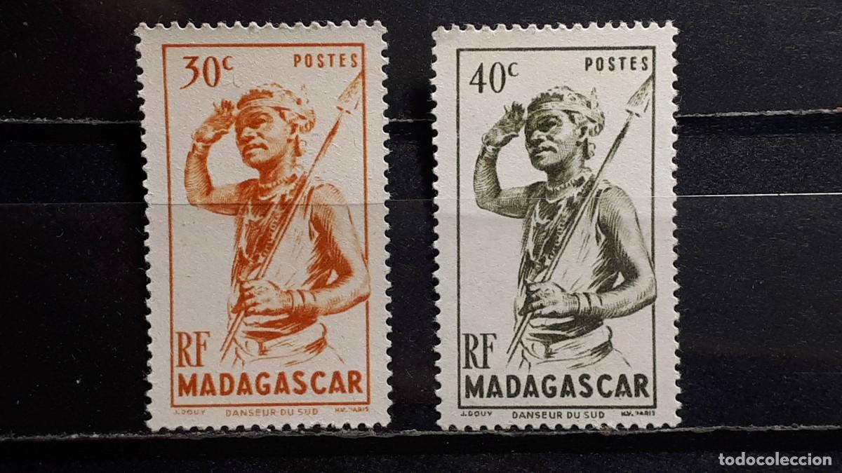 Sellos: MADAGASCAR . A&Ntilde;O 1946. *. YVERT 301/2