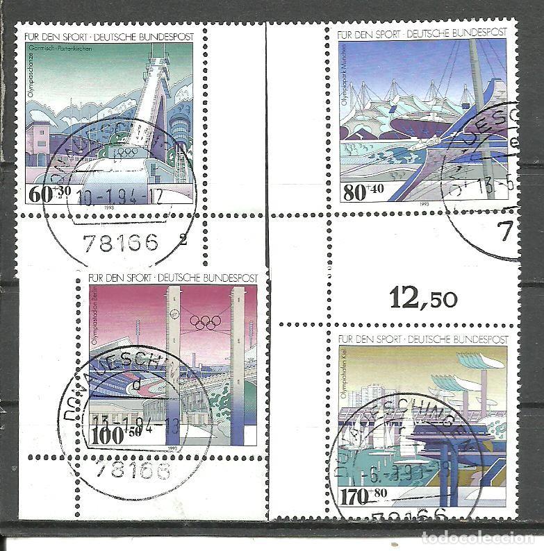 Sellos: ALEMANIA FEDERAL 1993 - MICHEL NRO. 1650-53 - USADO -