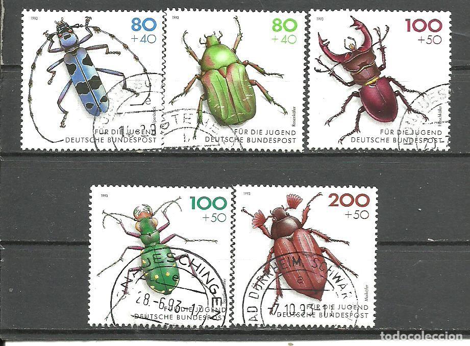 Sellos: ALEMANIA FEDERAL 1993 - MICHEL NRO. 1666-70 - USADO -