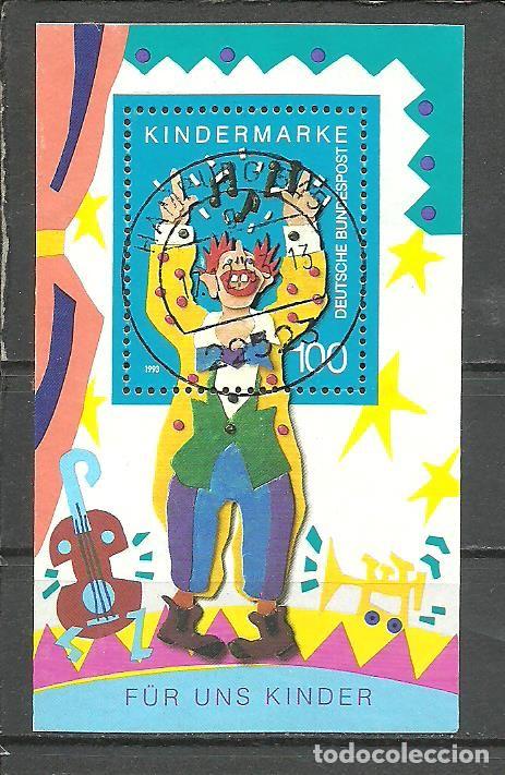 Sellos: ALEMANIA FEDERAL 1993 - MICHEL NRO. 27 BLOCK - USADO