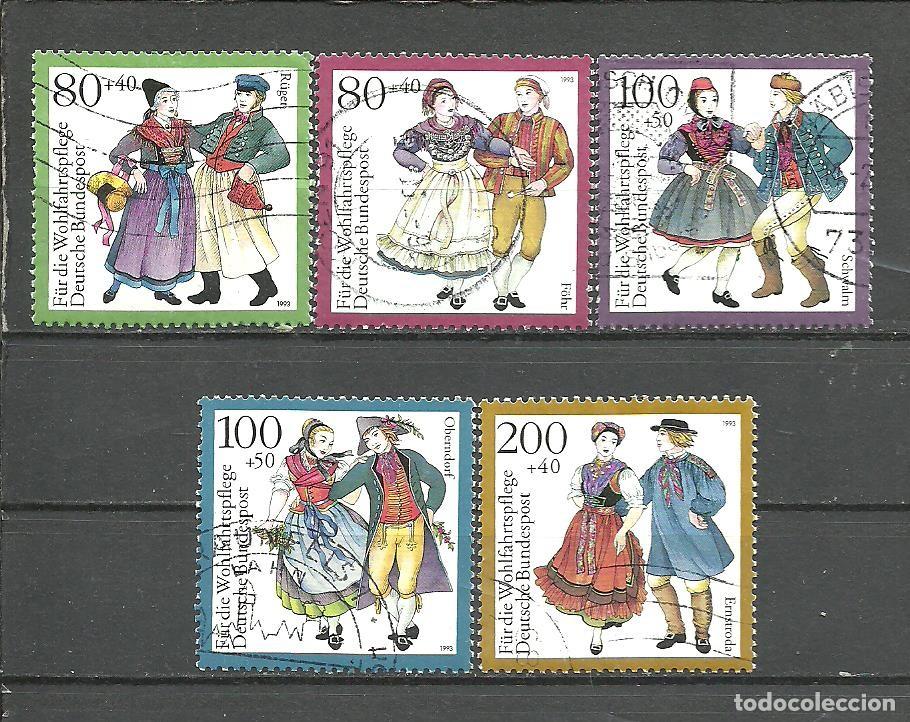 Sellos: ALEMANIA FEDERAL 1993 - MICHEL NRO. 1696-1700 - USADO