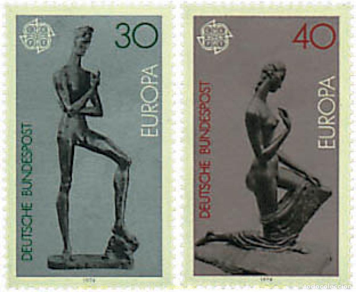 Sellos: 76970 MNH ALEMANIA FEDERAL 1974 EUROPA CEPT. ESCULTURAS
