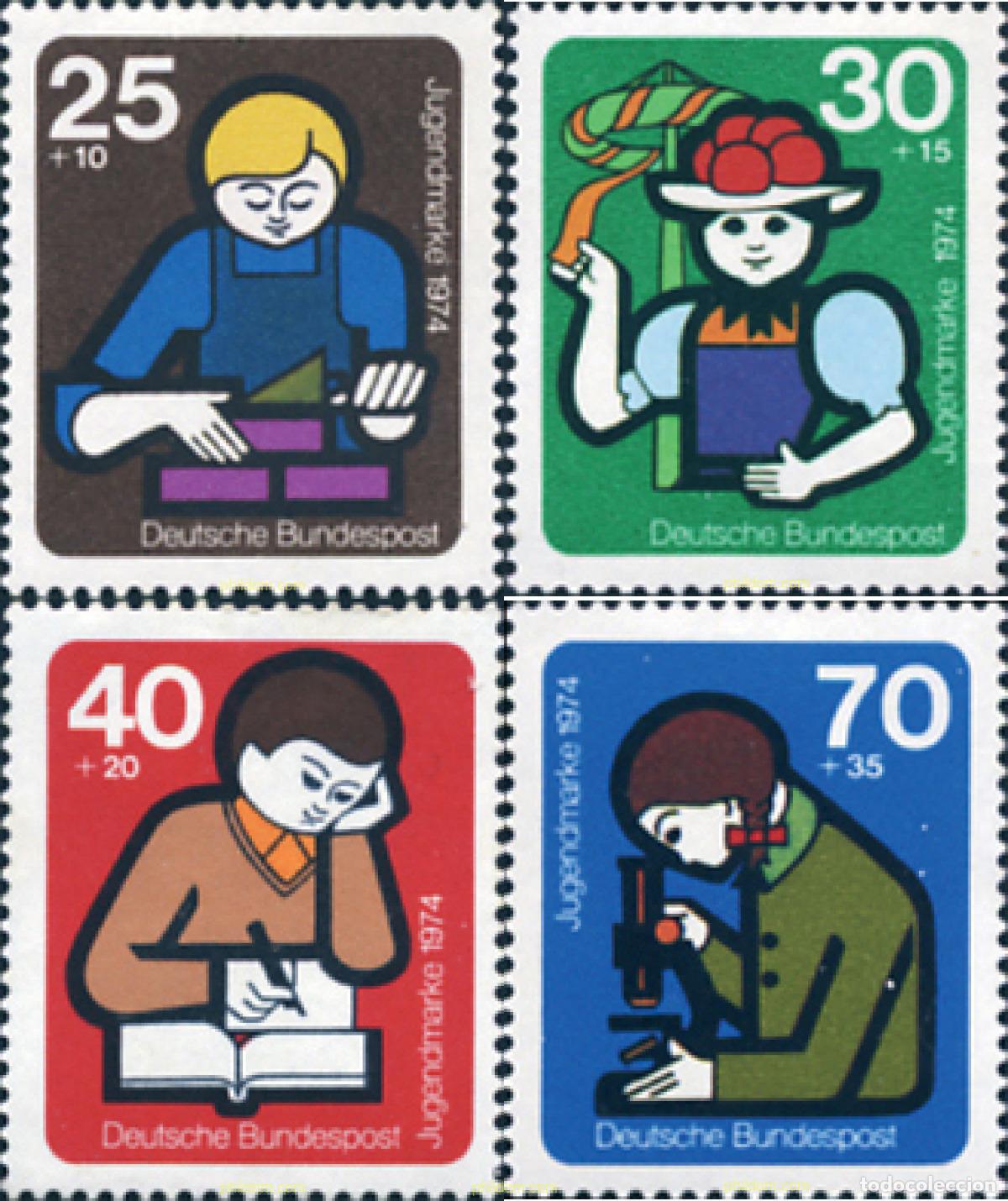 Sellos: 150214 MNH ALEMANIA FEDERAL 1974 PRO JUVENTUD