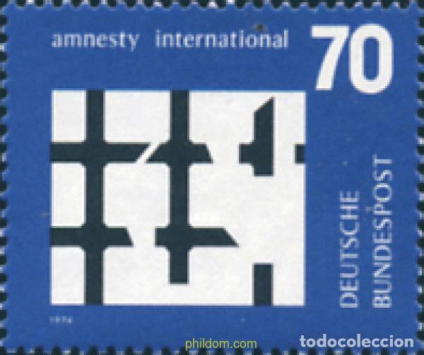 Sellos: 150219 MNH ALEMANIA FEDERAL 1974 ORGANIZACION &rdquo;AMNESTY INTERNATIONAL&rdquo;