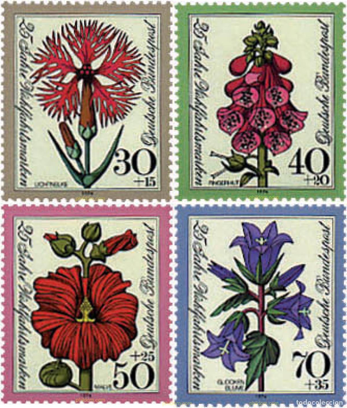 Sellos: 80102 MNH ALEMANIA FEDERAL 1974 25 ANIVERSARIO DEL SELLO DE BENEFICENCIA