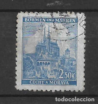Sellos: alemania bohemia y moravia 1939 michel 32 usado - 12/6
