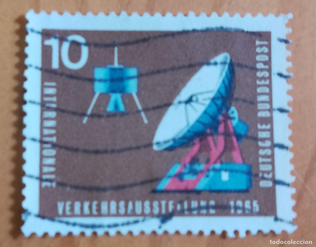 Sellos: ALEMANIA - V/F 10 - A&Ntilde;O 1965, EXPOSICION INTERNACIONAL DE TRANSPORTES EN MUNICH - YV 341