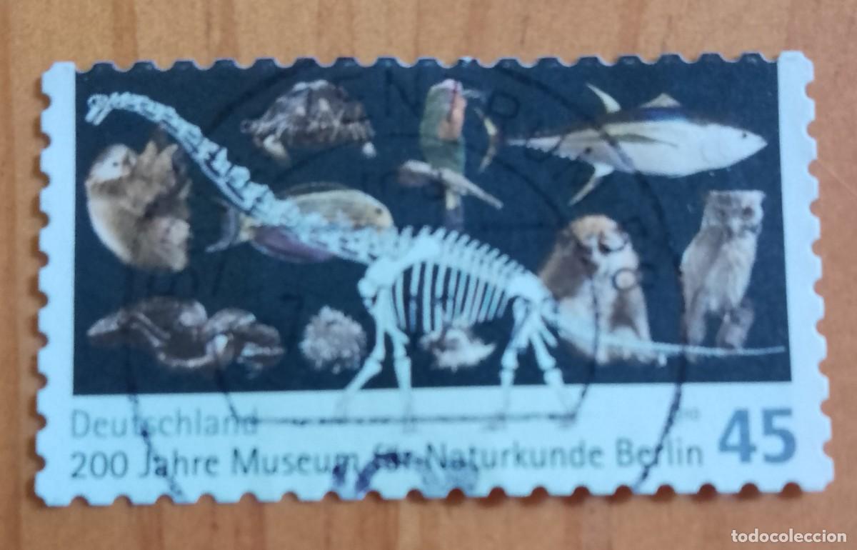 Sellos: ALEMANIA - V/F 45 - 200 A&Ntilde;OS DEL MUSEO DE HISTORIA NATURAL DE BERLIN