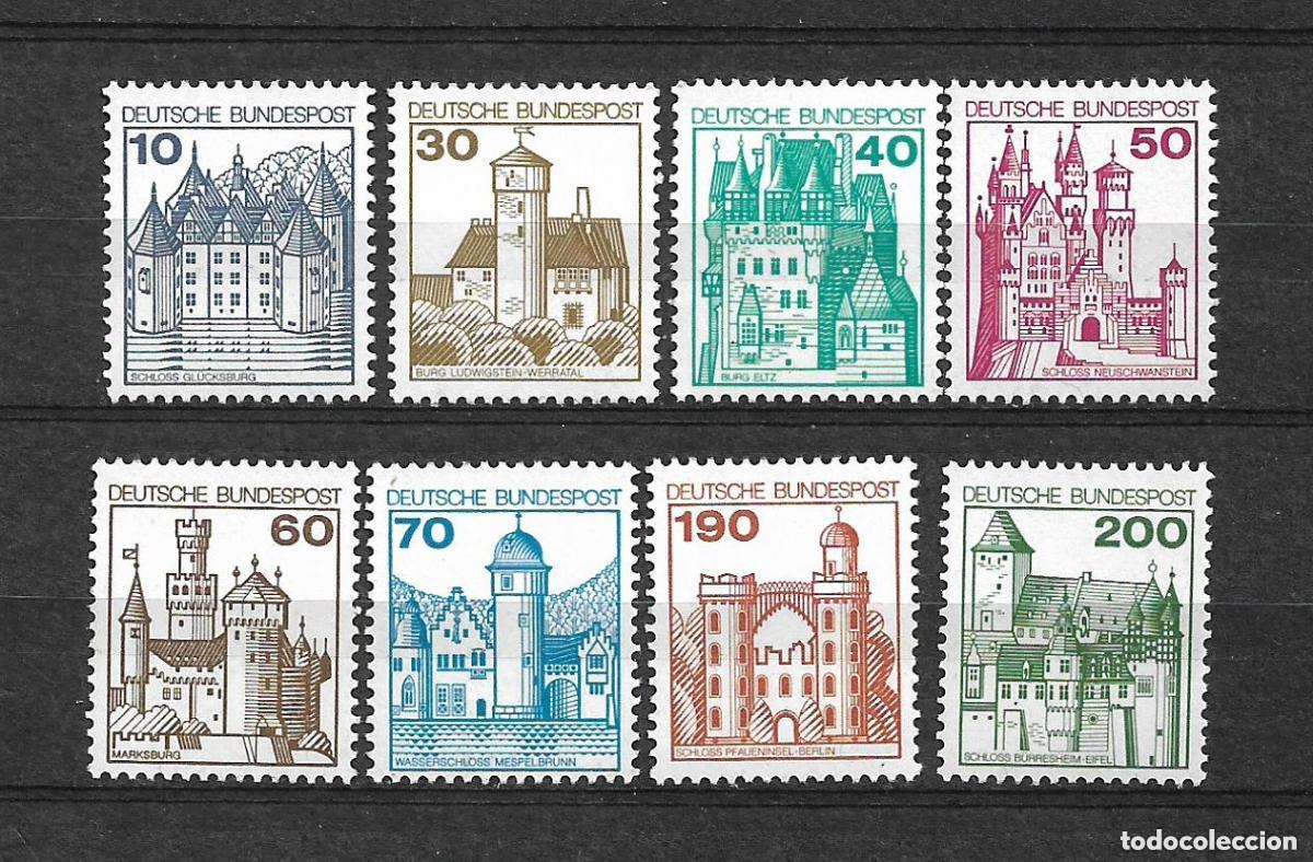 Sellos: alemania 1977 michel 913/920 ** mnh 9&euro; - 28/32