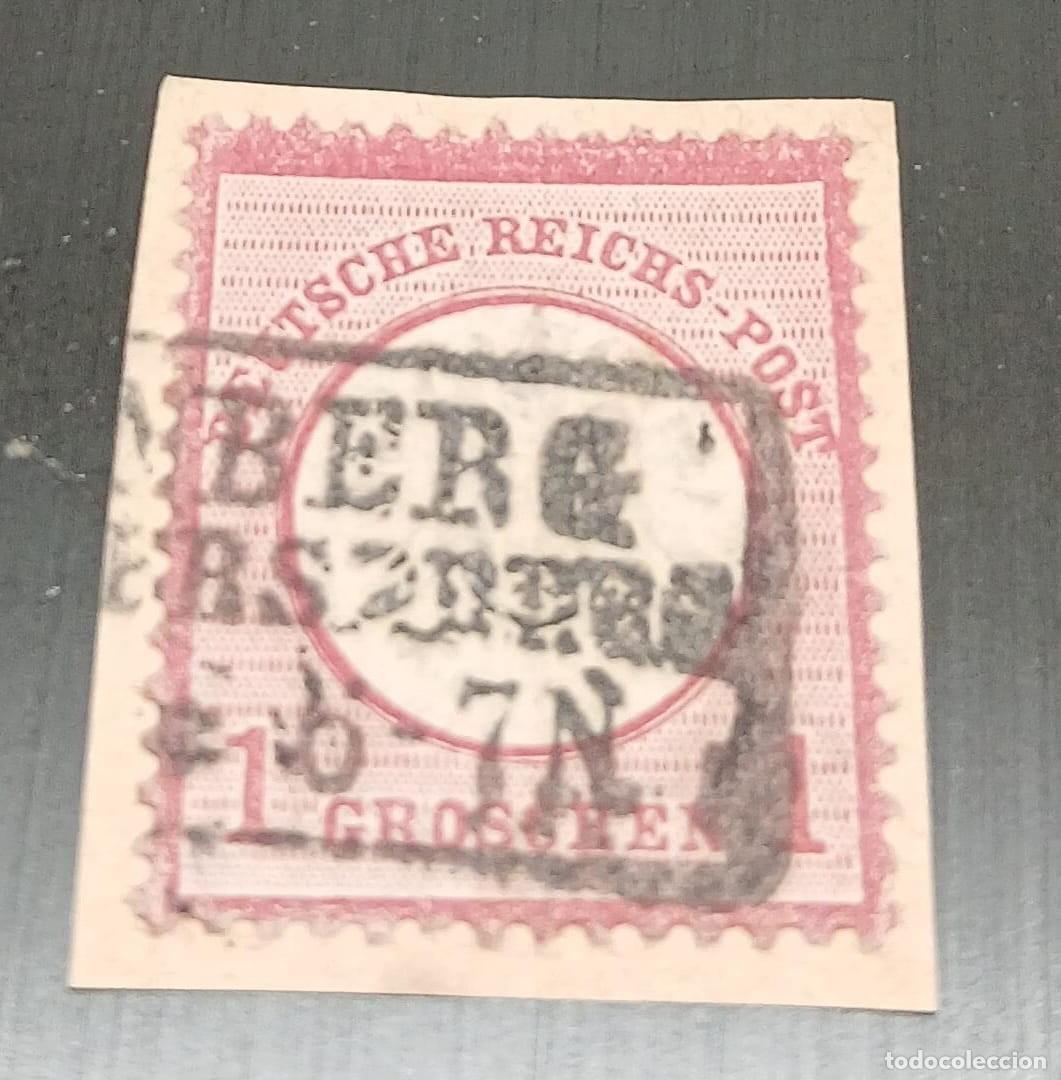 Sellos: Imperio aleman 1872. Pieza de lujo. ver foto