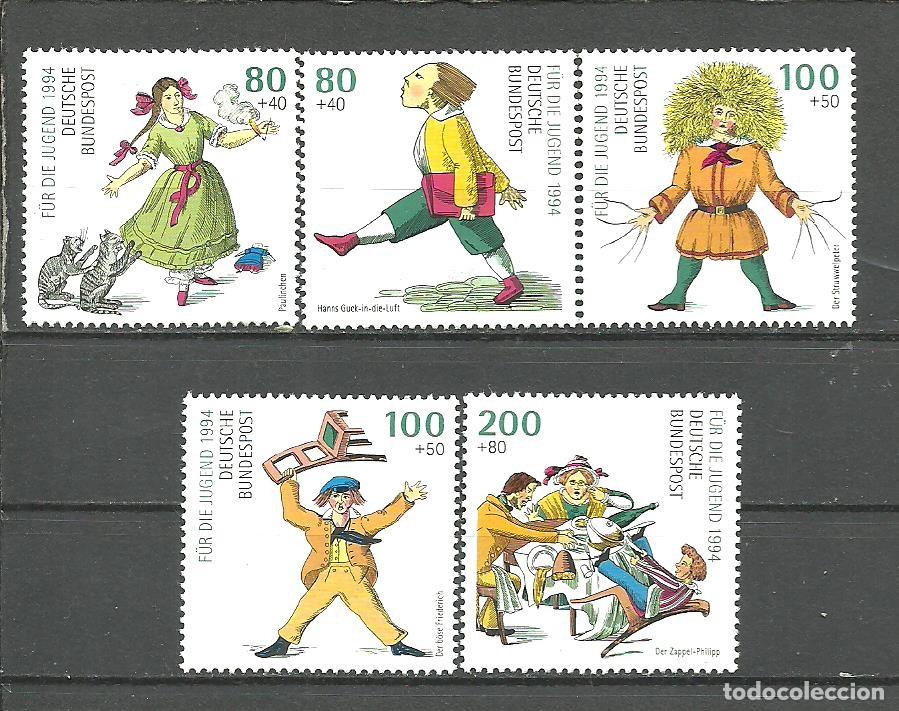 Sellos: ALEMANIA FEDERAL 1994 - MICHEL NRO. 1726-30- NUEVO