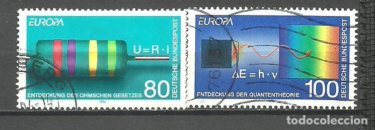 Sellos: ALEMANIA FEDERAL 1994 - MICHEL NRO. 1732-33- USADO