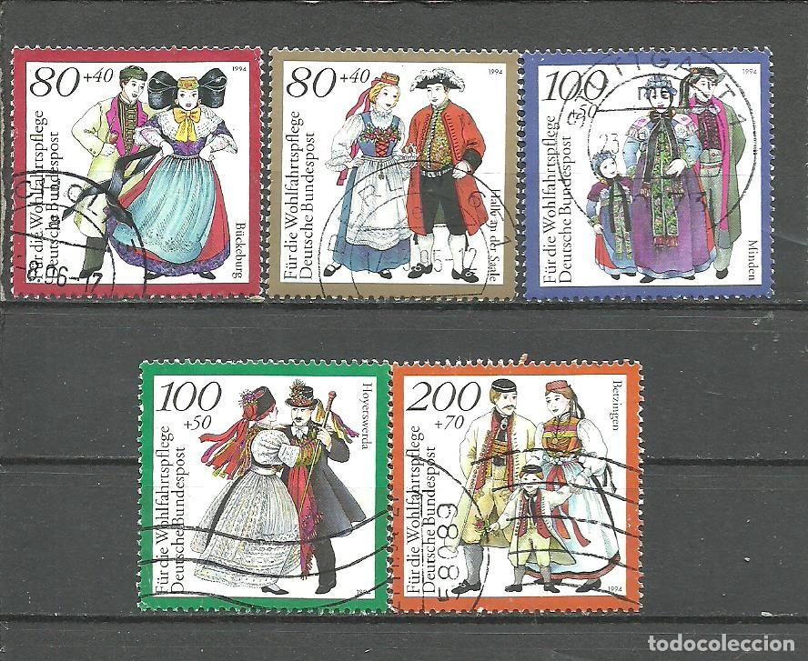 Sellos: ALEMANIA FEDERAL 1994 - MICHEL NRO. 1757-61 - USADO
