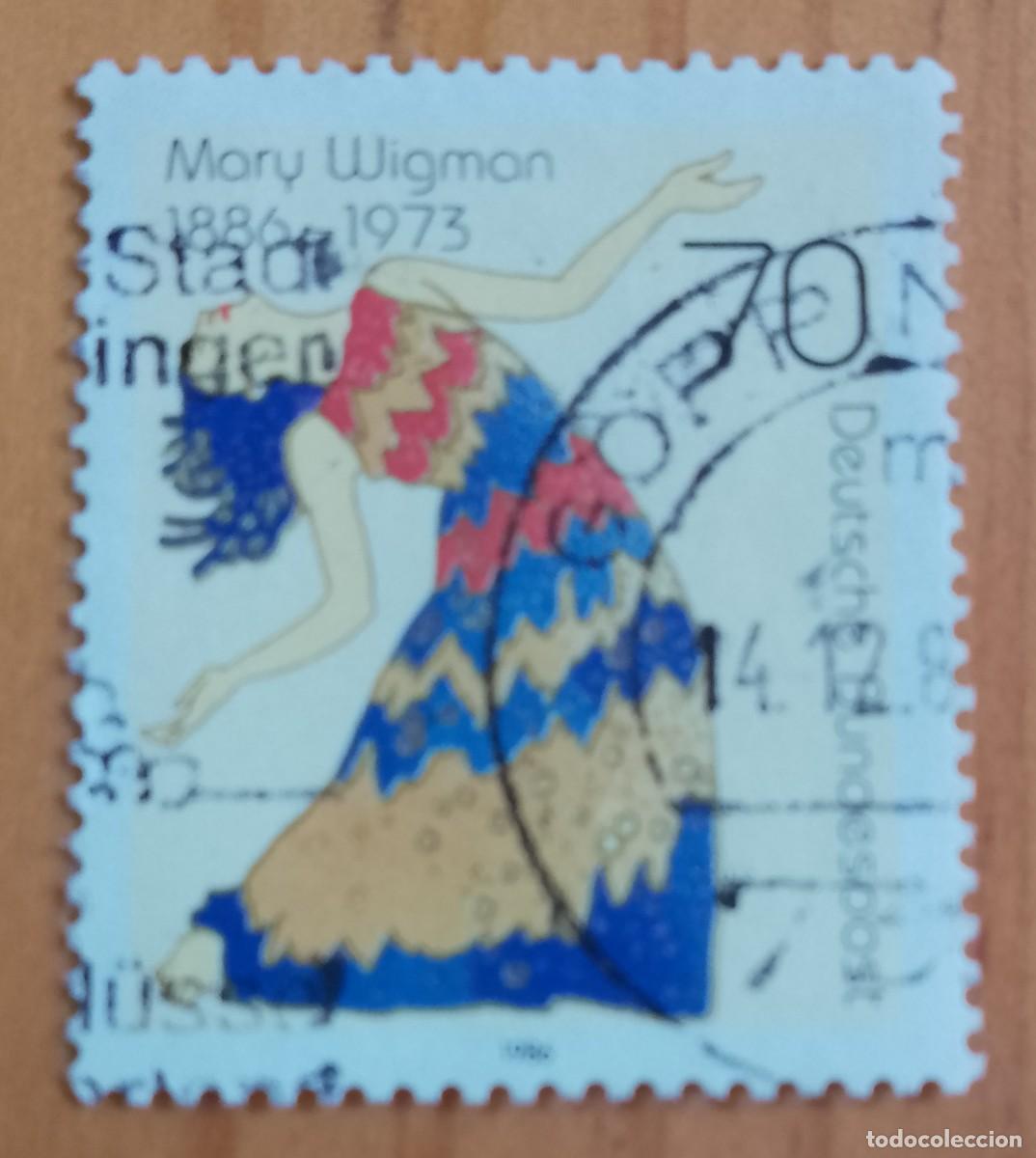 Sellos: ALEMANIA - V/F 70 - A&Ntilde;O 1986 - BAILARINA, MARY WIGMAN