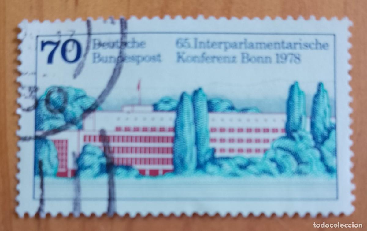 Sellos: ALEMANIA - V/F 70 - CONFERENCIA INTERPELAMENTARIA EN BONN, 1978