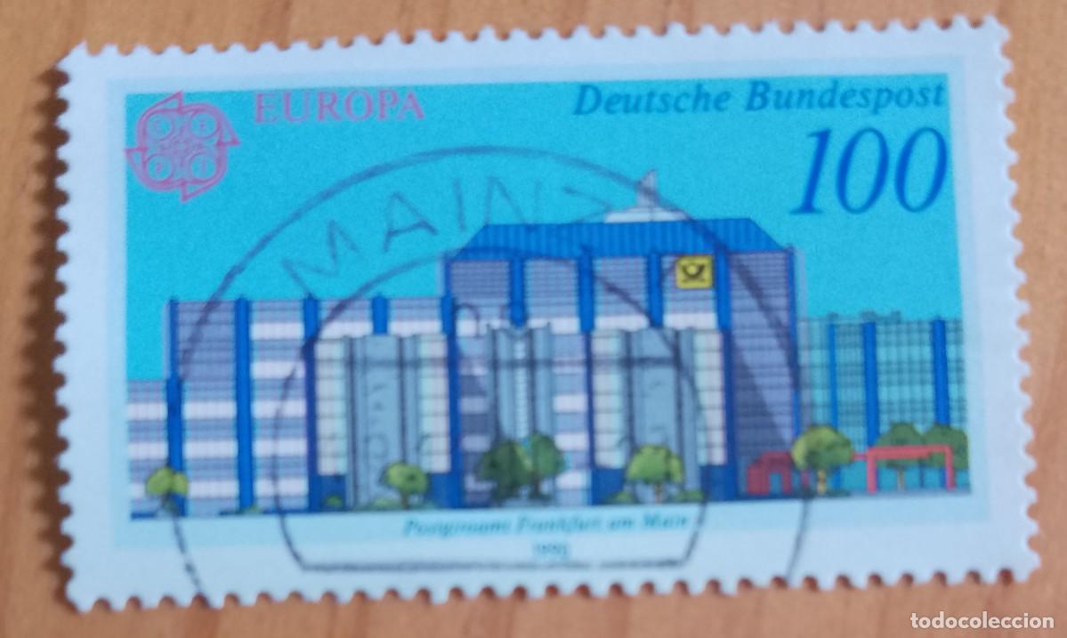 Sellos: ALEMANIA - V/F 100 - EUROPA, CEPT, A&Ntilde;O 1990, OFICINAS POSTALES.