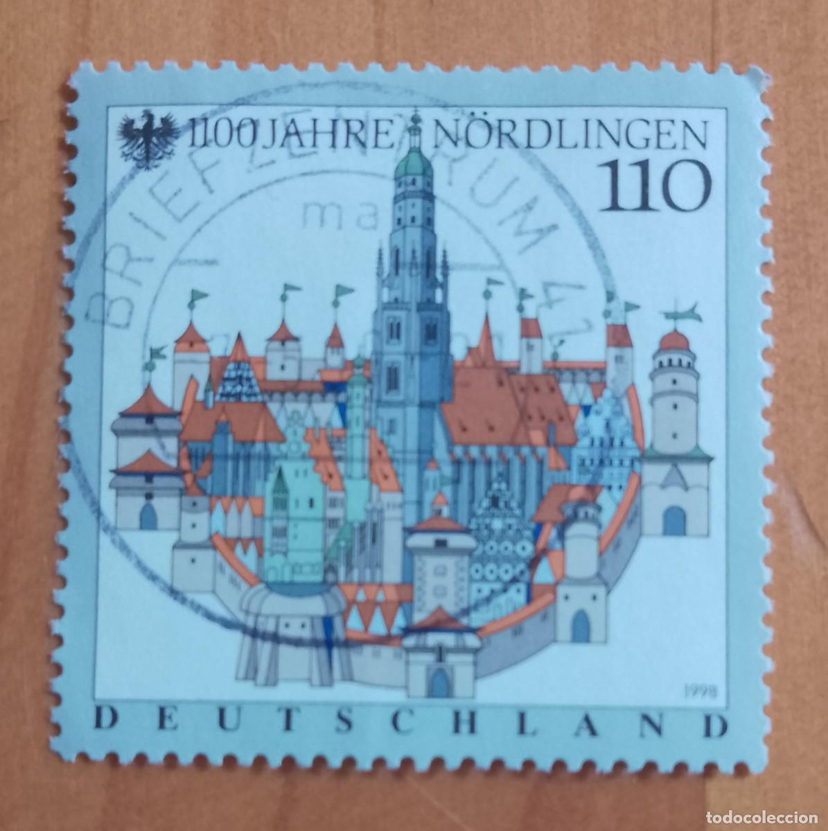 Sellos: ALEMANIA - V/F 110 - A&Ntilde;O 1998 - 1100 A&Ntilde;OS DE N&Ouml;RDINGEN