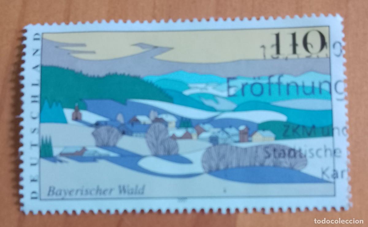 Sellos: ALEMANIA - V/F 110 - BAYERISCHER WALD, CADENA MONTA&Ntilde;OSA, BOSQUE