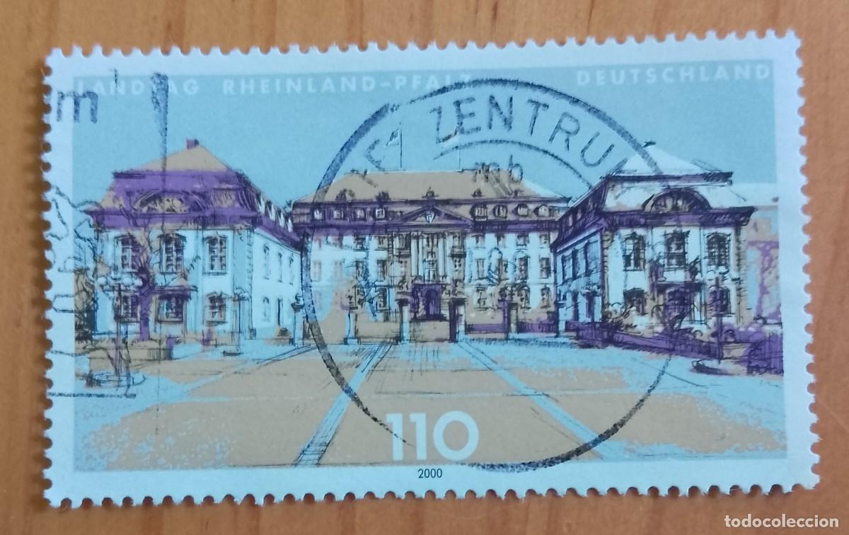 Sellos: ALEMANIA - V/F 110 - A&Ntilde;O 2000 PARLAMENTO DEL ESTADO DE RENANIA-PALATINADO