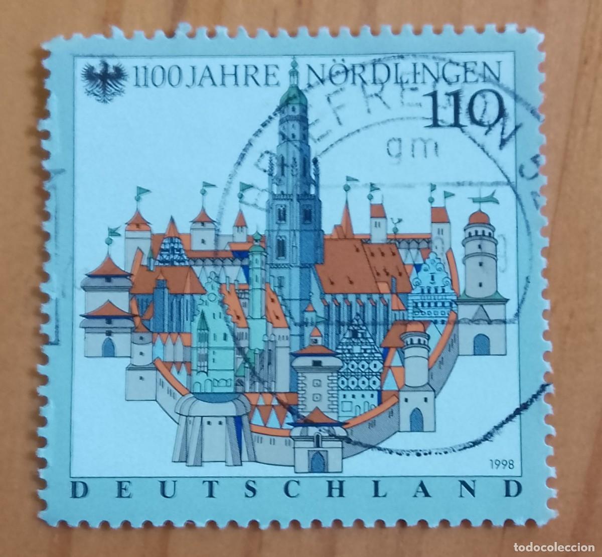 Sellos: ALEMANIA - V/F 110 - 1100 A&Ntilde;OS DE N&Ouml;RDLINGEN