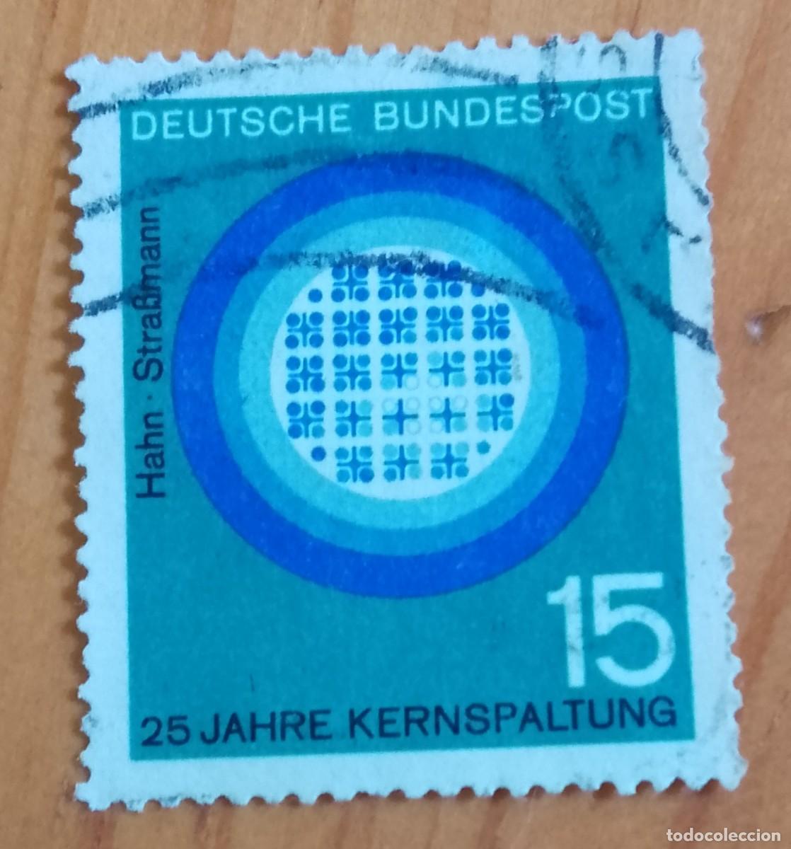 Sellos: ALEMANIA - V/F 15 - A&Ntilde;O 1964 - HAHN Y STRABMANN, QU&Iacute;MICOS