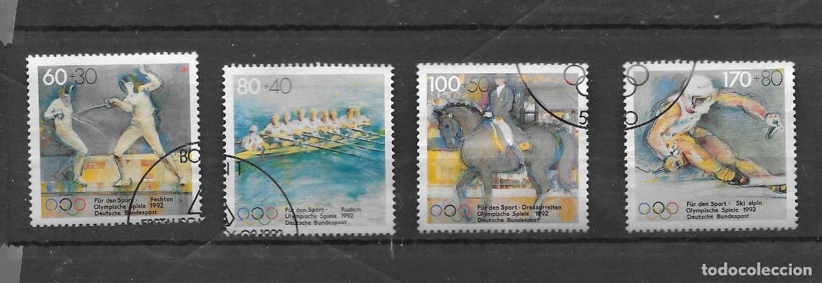 Sellos: Serie completa usada emitida por Alemania en 1992. Tema deportes