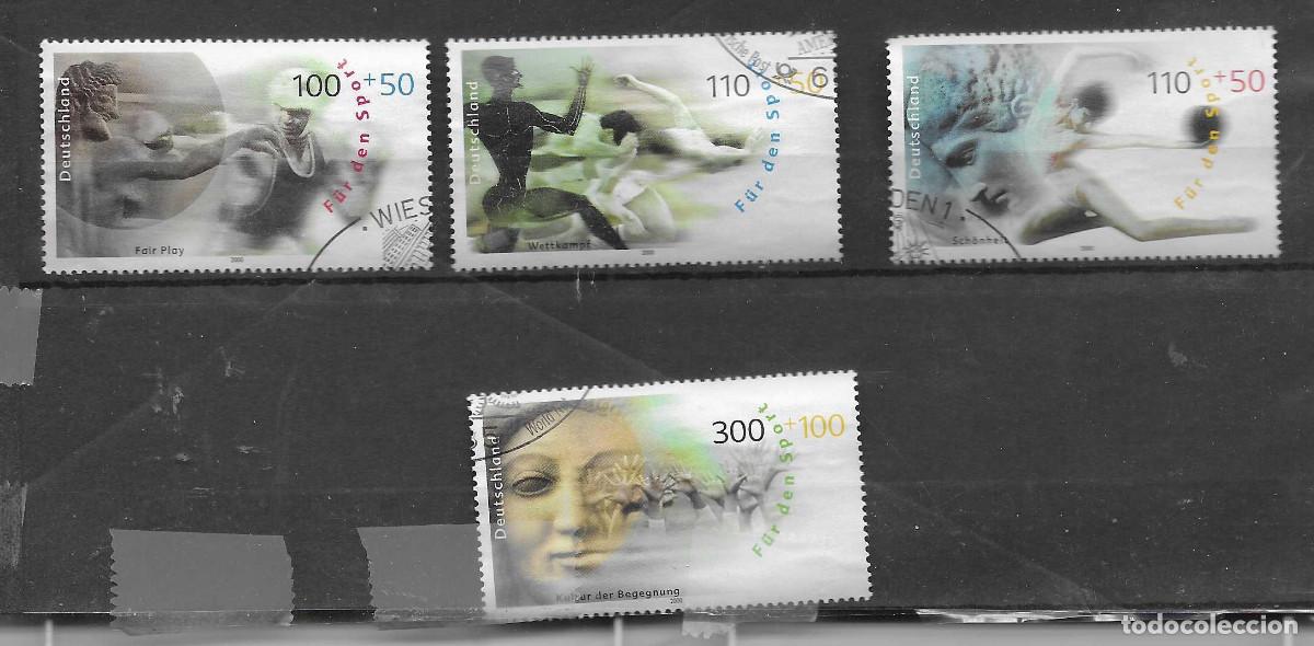 Sellos: Serie completa usada de Alemania de 2000. Tema deportes