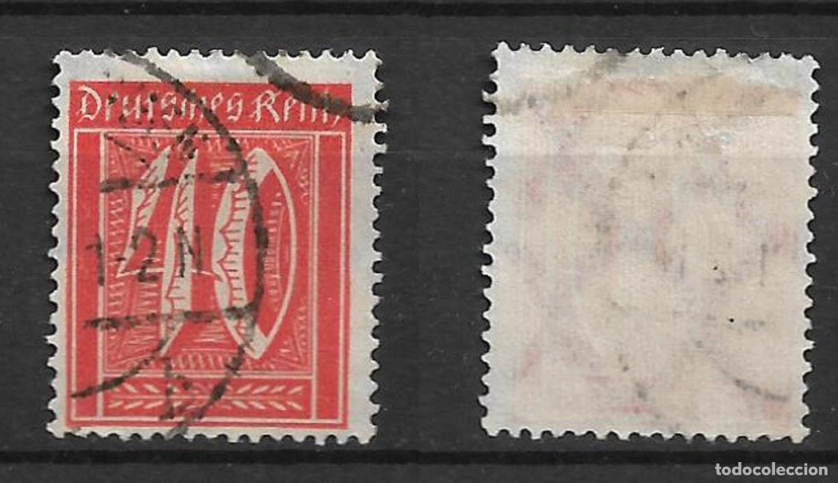 Sellos: Alemania Reich 1921 Michel 182 usado 5&euro; - 33-7