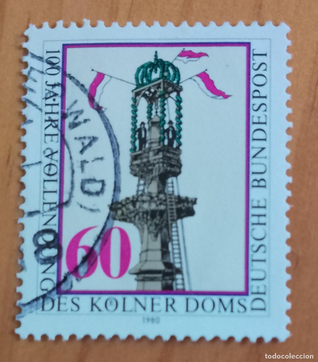 Sellos: ALEMANIA - V/F 60 - A&Ntilde;O 1980 - KOLNER DOMS, CATEDRAL DE COLONIA - MI 1064
