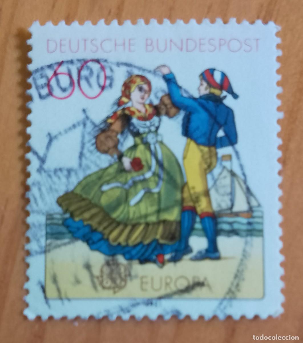 Sellos: ALEMANIA - V/F 60 - A&Ntilde;O 1981 - EUROPA, CEPT - FOLKLORE