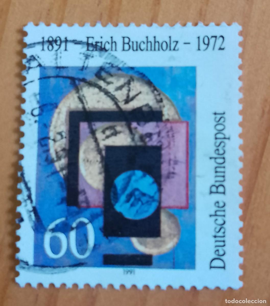 Sellos: ALEMANIA - V/F 60 - A&Ntilde;O 1991 - CENTENARIO DEL NACIMIENTO DE ERICH BUCHHOLZ 1891.1972