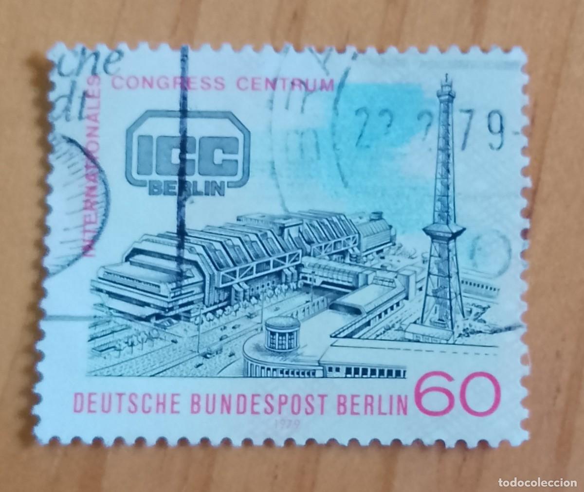 Sellos: ALEMANIA - V/F 60 - A&Ntilde;O 1979 - BERLIN, CENTRO INTERNACIONAL DEL CONGRESO - YV 549