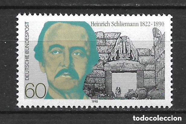 Sellos: alemania 1990 michel 1480 ** mnh 1.60&euro; - 33/29