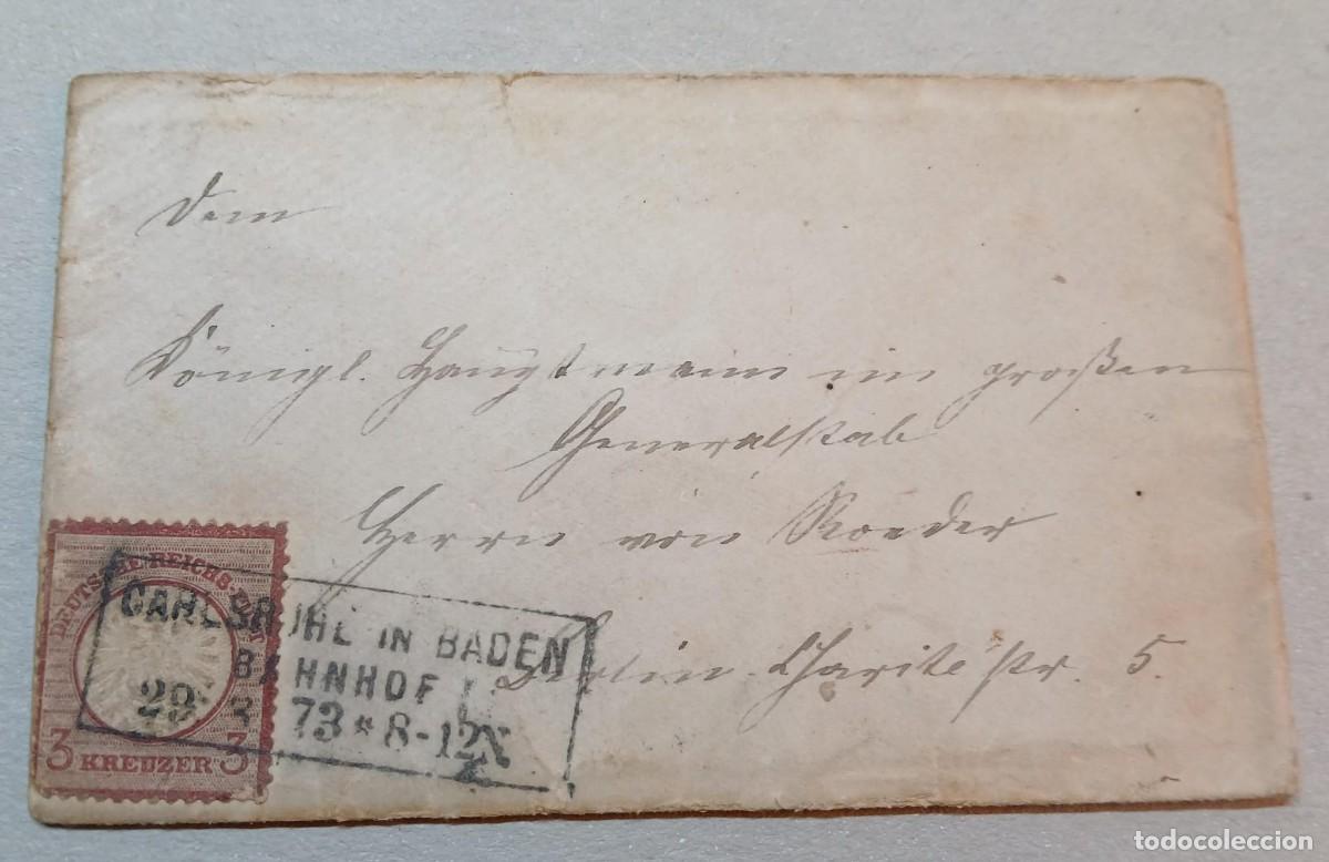 Sellos: Carta postal imperio alem&aacute;n 1873