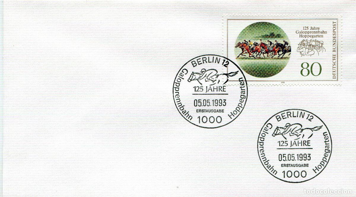 Sellos: ALEMANIA FEDERAL 1993 CARTA FDC MICHEL DE 1677
