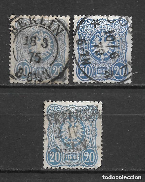 Sellos: alemania reich 1875 1879 michel 34 a + b usado 45&euro;- 33/1