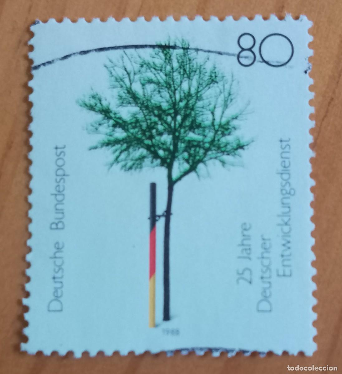 Sellos: ALEMANIA - V/F 80 - A&Ntilde;O 1988 - 25 A&Ntilde;OS DEL SERVICIO ALEM&Aacute;N DE DESARROLLO