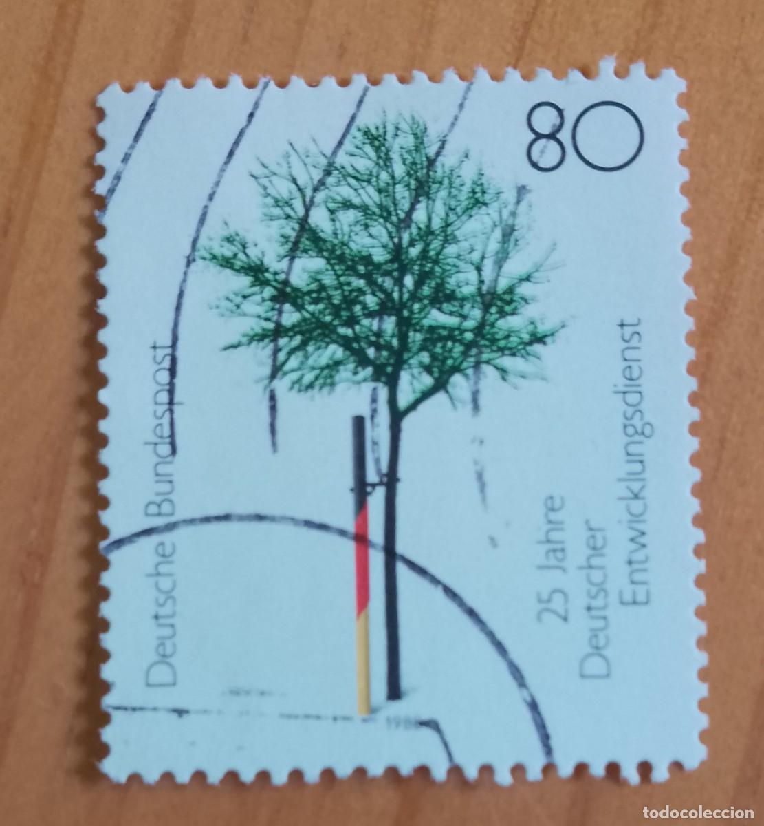 Sellos: ALEMANIA - V/F 80 - A&Ntilde;O 1988 - 25 A&Ntilde;OS DEL SERVICIO ALEM&Aacute;N DE DESARROLLO