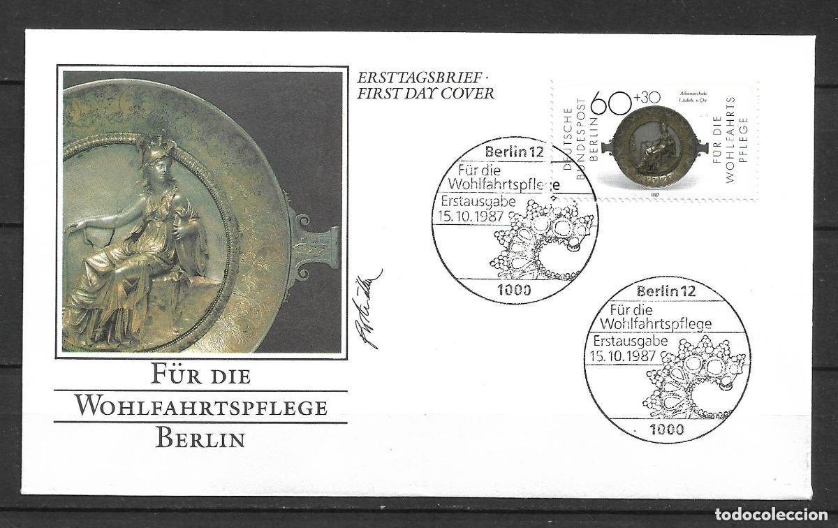 Sellos: alemania berlin 1987 michel 789 sobre primer dia - 31/10
