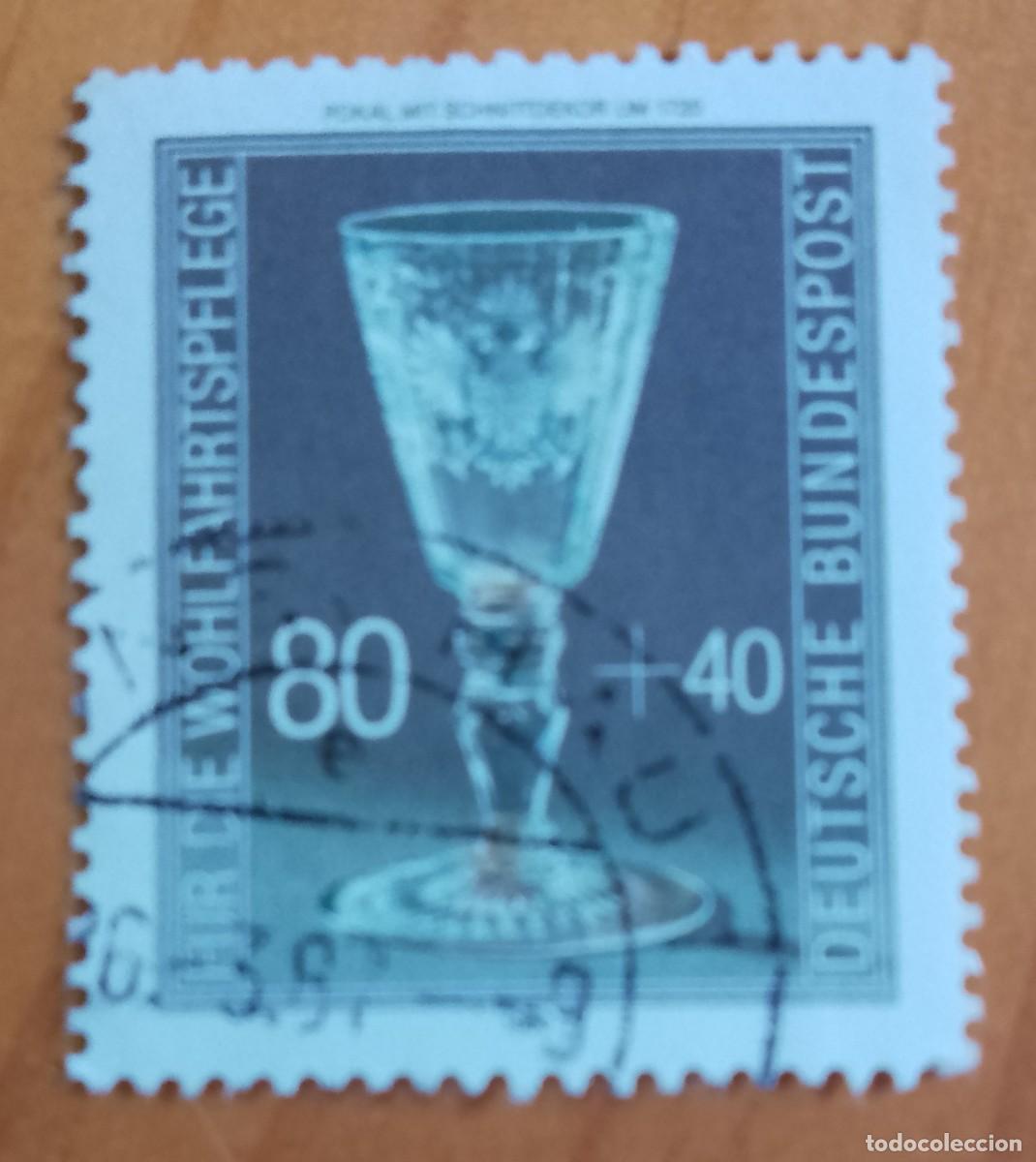 Sellos: ALEMANIA - V/F 80 - A&Ntilde;O 1986 - PARA EL BIENESTAR, COPA