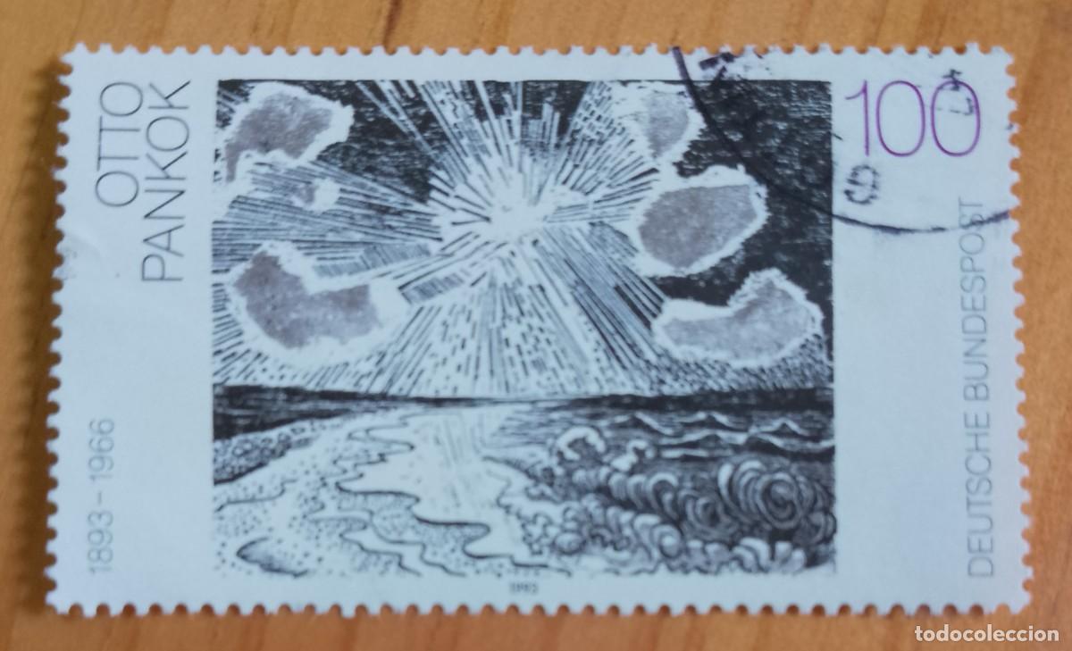 Sellos: ALEMANIA - V/F 100 - A&Ntilde;O 1993 - OTTO PANKOK - PINTURA ALEMANA DEL S. XIX - YV 1489