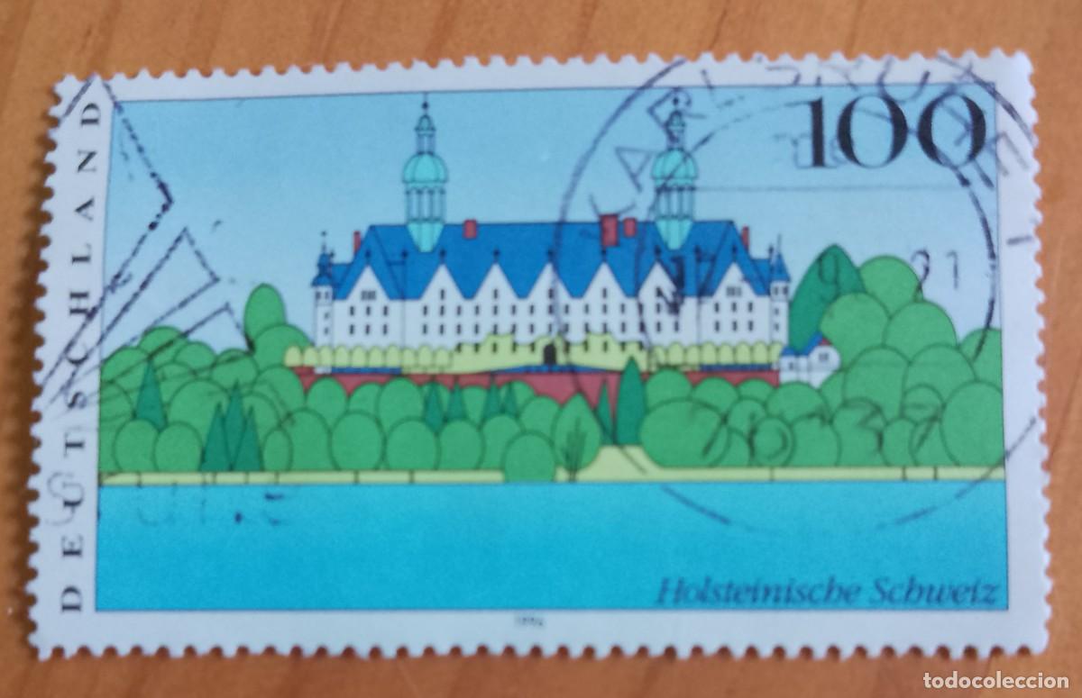Sellos: ALEMANIA - V/F 100 - A&Ntilde;O 1996 - CASTILLO DE HOLSTEINISCHE