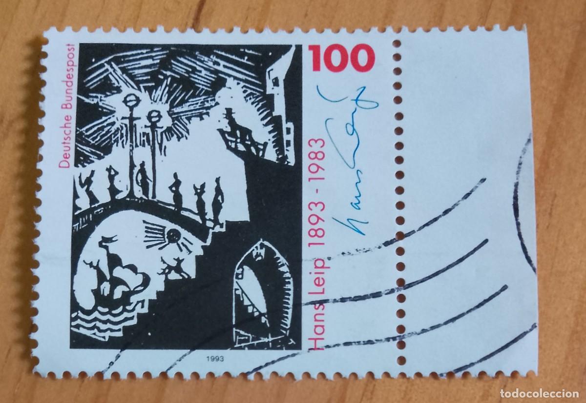 Sellos: ALEMANIA - V/F 100 - A&Ntilde;O 1993 - CENTENARIO DE LA CIUDAD DE HANS LEIP
