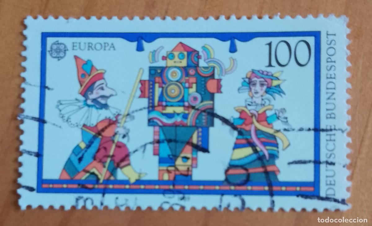 Sellos: ALEMANIA - V/F 100 - A&Ntilde;O 1989 - EUROPA, CEPT