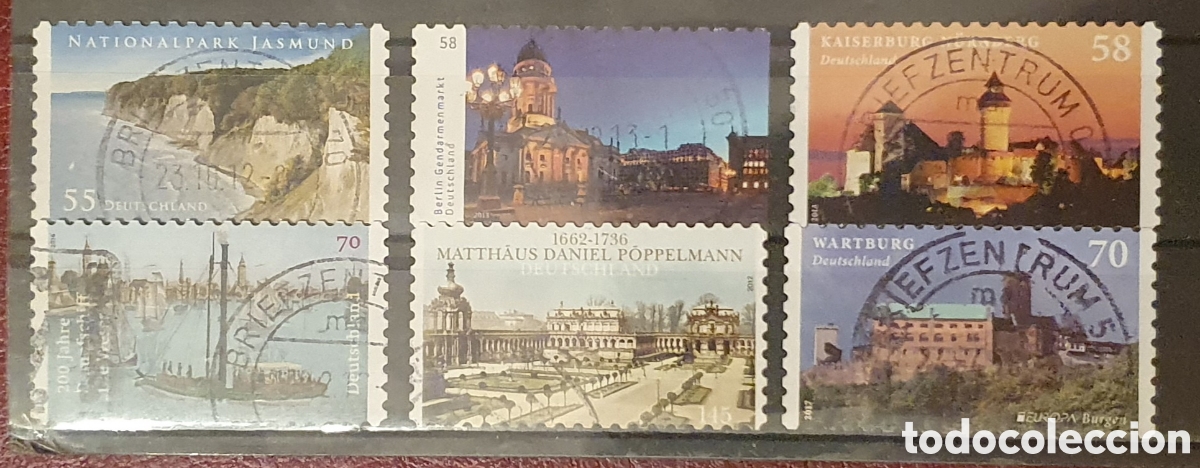 Sellos: Paisajes. Ciudades. Deutschland