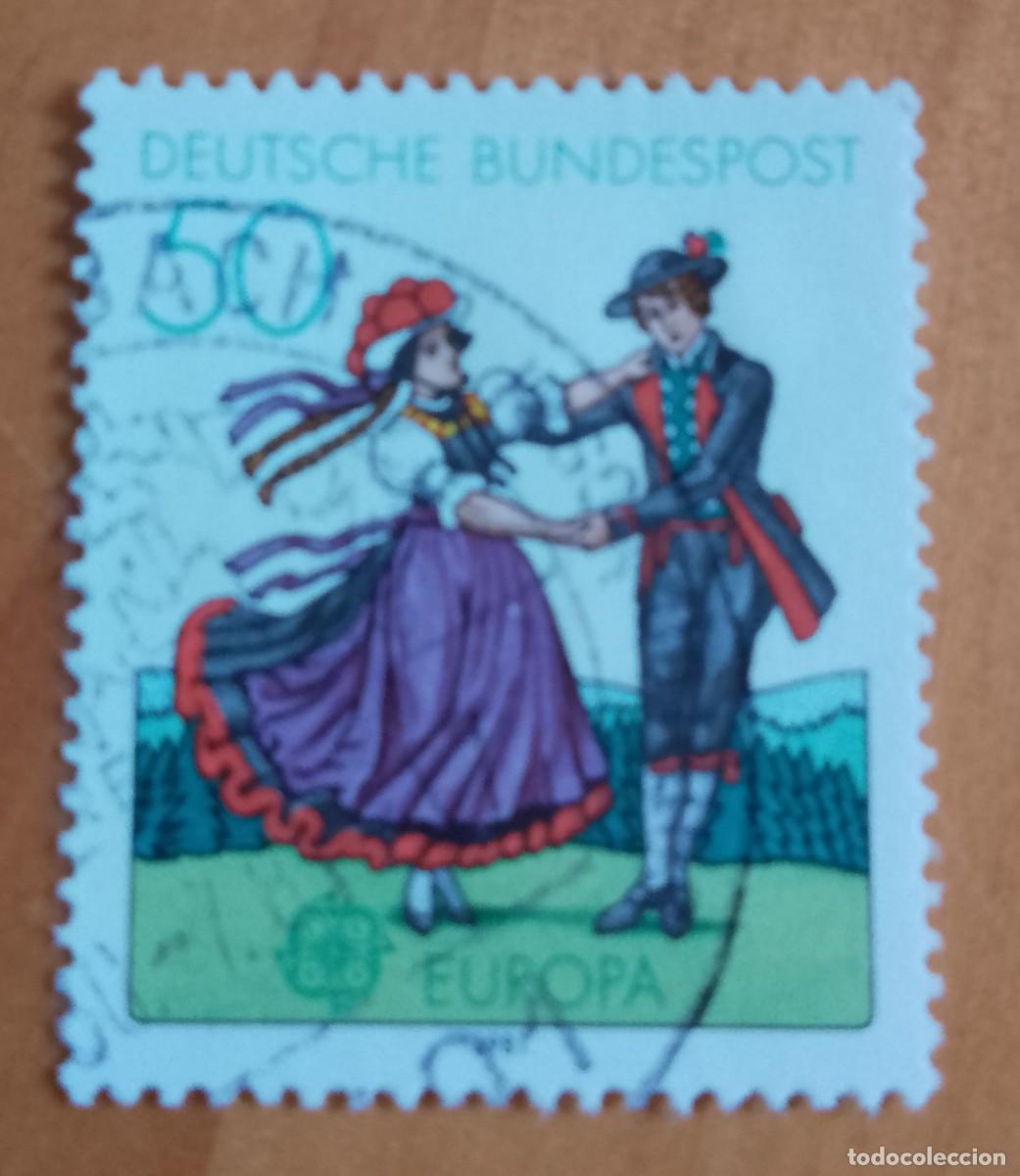 Sellos: ALEMANIA - V/F 50 - A&Ntilde;O 1981 - FOLKLORE, EUROPA, CEPT