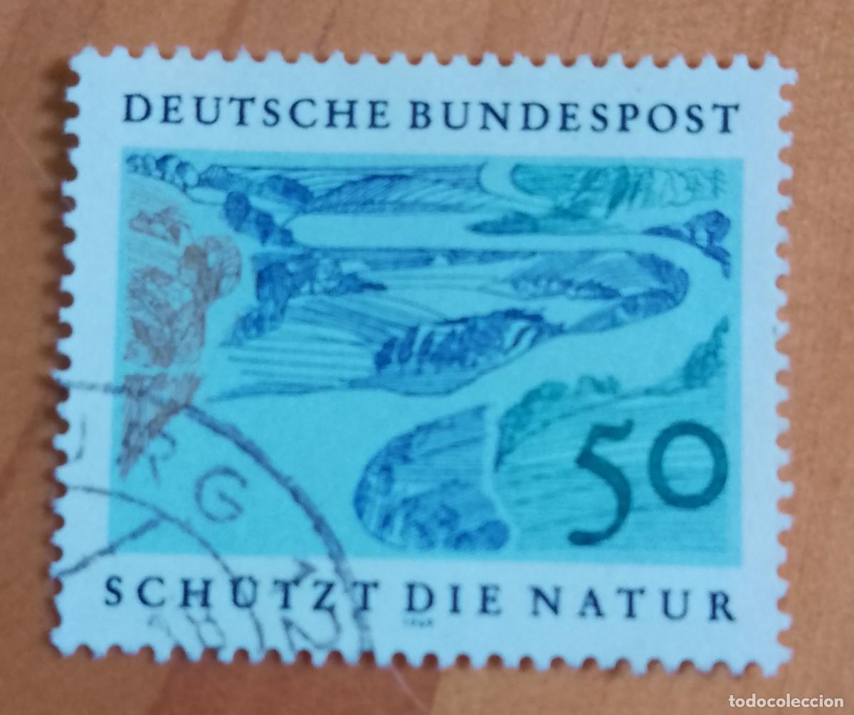 Sellos: ALEMANIA - V/F 50 - A&Ntilde;O 1969 - PROTEJE LA NATURALEZA