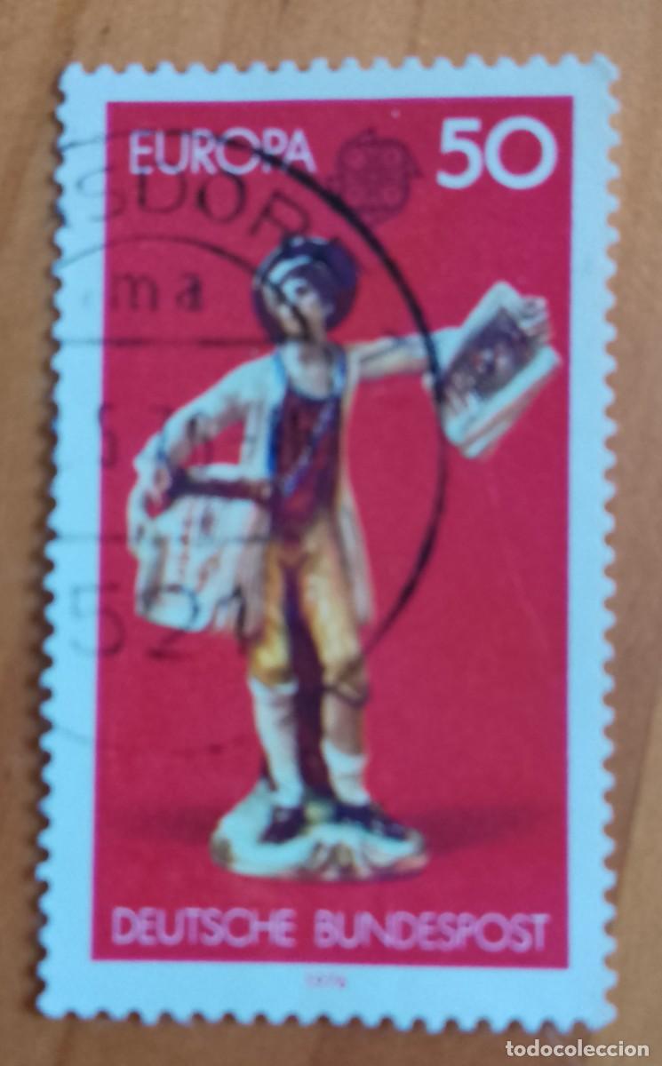 Sellos: ALEMANIA - V/F 50 - A&Ntilde;O 1976 - EUROPA, CEPT, ARTESANIA