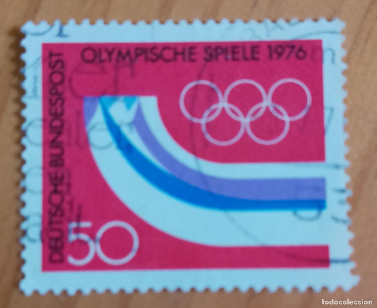 Sellos: ALEMANIA - V/F 50 - A&Ntilde;O 1976 - JUEGOS OLIMPICOS - YV 724