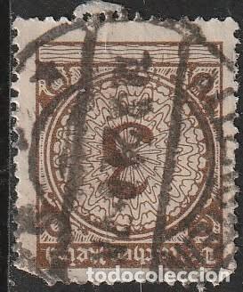 Sellos: Alemania Reich 1923 Scott 323 Sello &ordm; Cifras Numeros Rentenmark, only numeral Michel 338 Yvert 331